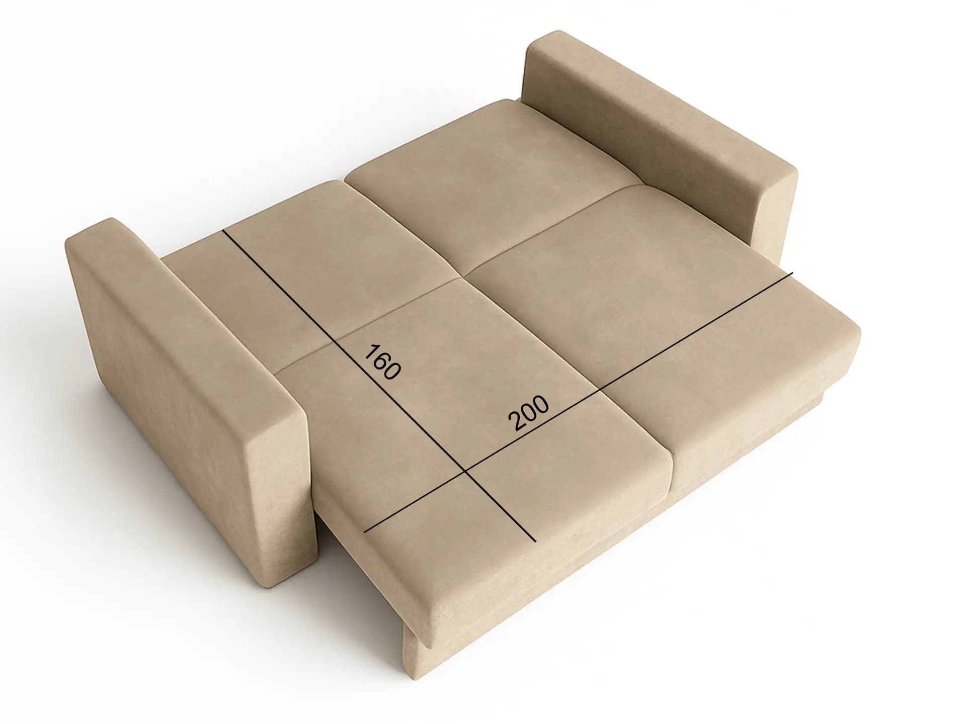 Размеры Спальное место