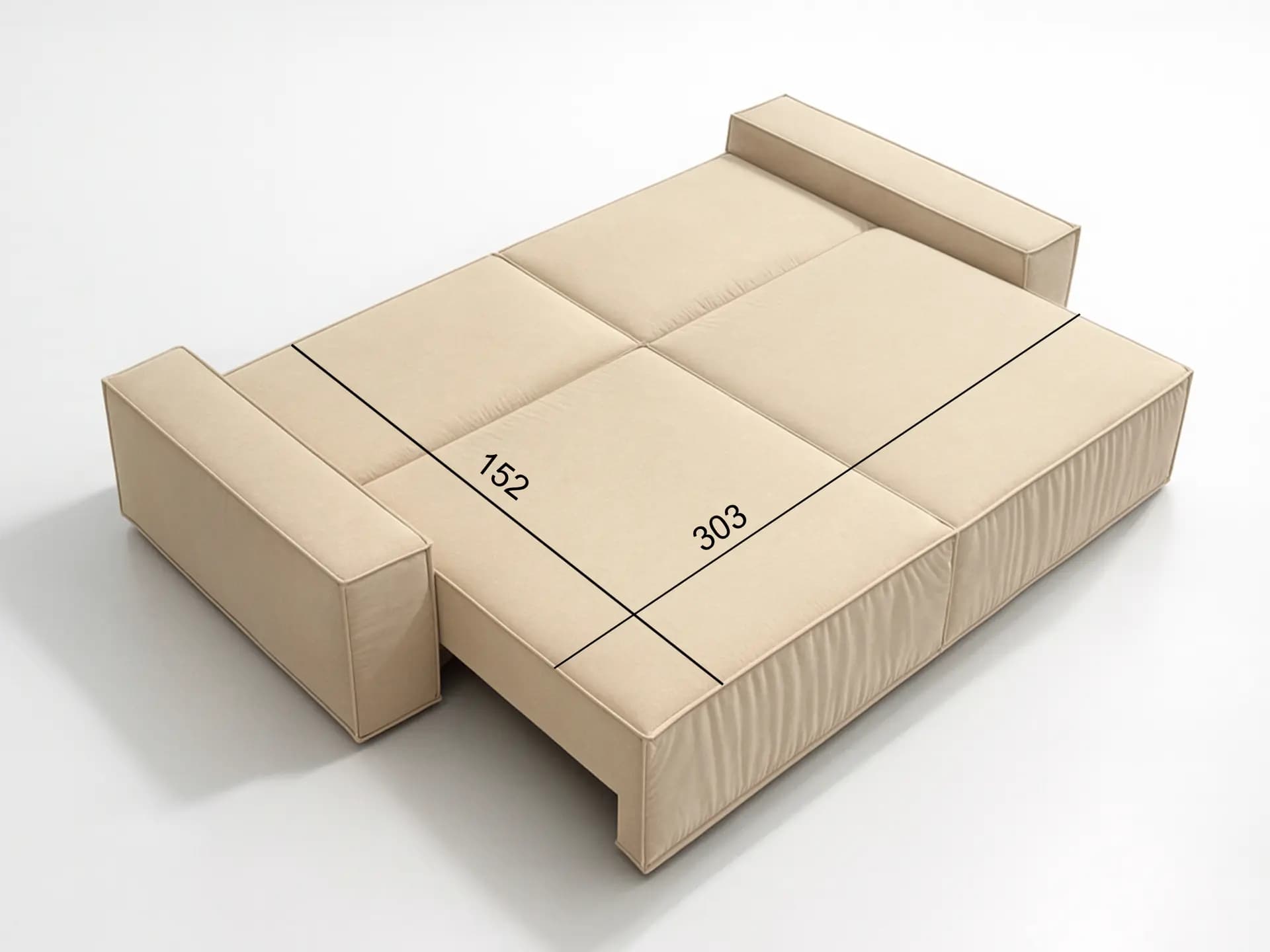 Размеры Спальное место