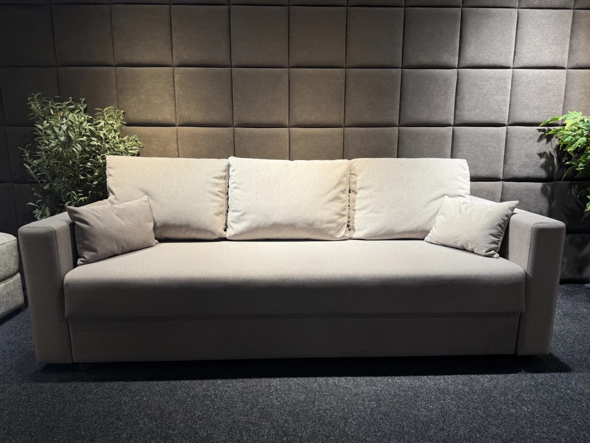 Прямой диван 002 Aura 03 Taupe